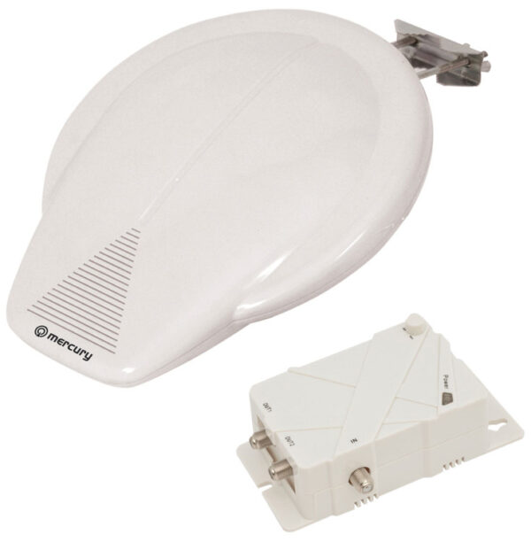 Outdoor Amplified HDTV Aerial for Caravans and Boats