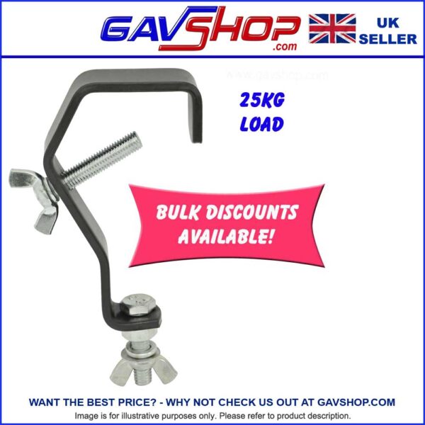 151.449UK-CLAMP G shape Bar Mounting Clamps for Trussing up to 50mm