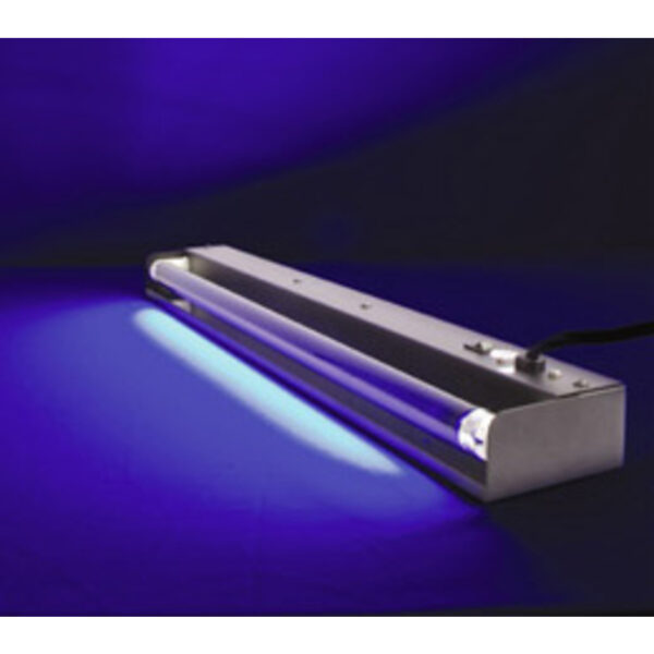 UV Blacklight Tube Holder with 600mm Ultra Violet Flourescent Glow In The Dark Light