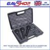 Soundlab Dynamic Professional Vocal Microphone Kit with 3 Microphones and Case