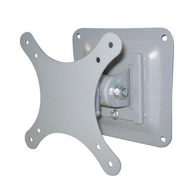 Silver Grey Universal Flat Screen bracket for mounting 10" Up To 24'' TV Monitors