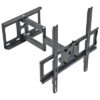 Dual Pivot Tilt and Swivel TV Mounting Bracket