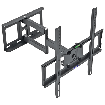 Dual Pivot Tilt and Swivel TV Mounting Bracket