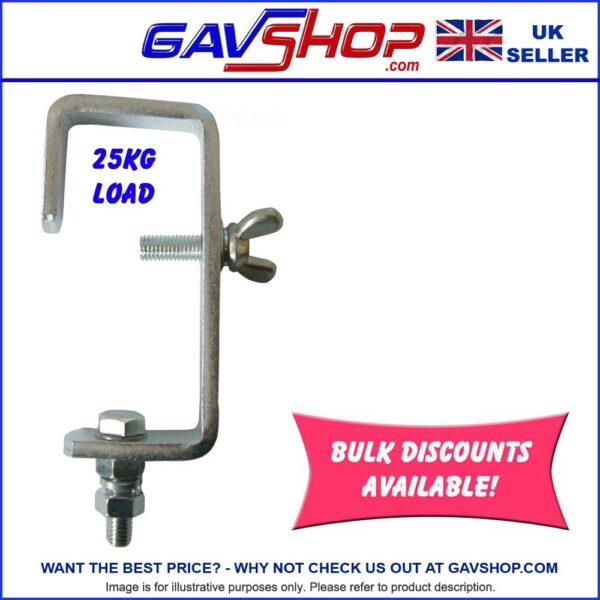 Heavy Duty U Clamps for 37 - 50mm poles