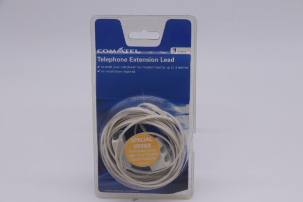 Telephone Extension Cable by Commtel -3M