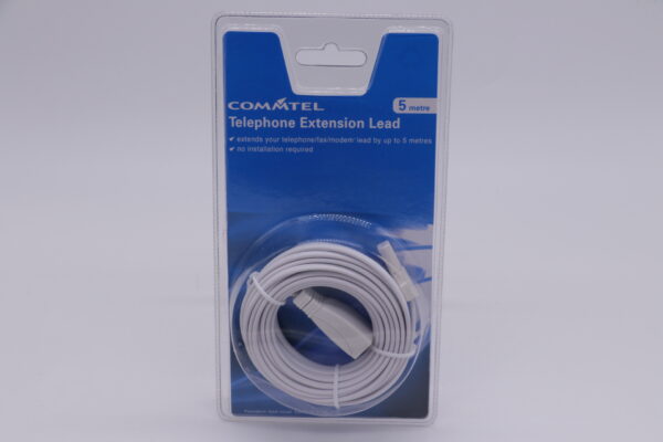 IMG_7267 Telephone Extension Cable by Commtel - Single Gang 5M