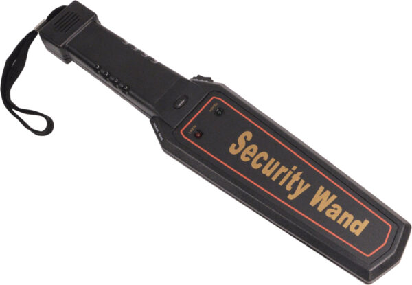 Portable Hand Held Metal Detector Wand for security, stewards and events