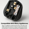 UK Domestic Mains Fuses for 3A, 5A, 13A, plugs and equipment, (sold in Blister packs of 4)