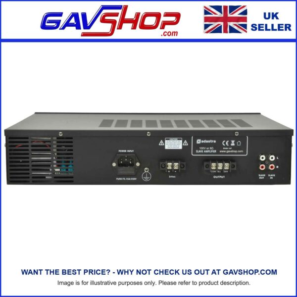 360W Powerful RS Series 100V Line or 8 ohm Installation Slave Amplifier