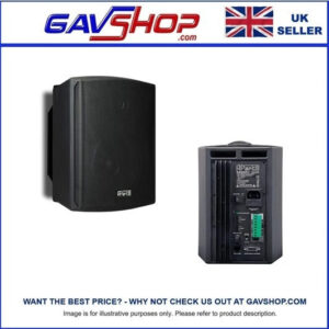 Apart SDQ5PIR-BL ACTIVE SPEAKER SYSTEM Pair of APART BiAmp Design loudspeakers & remote