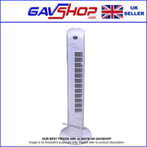 EH1870-Tower-Fan-02 Prem-I-Air Floor Standing 3 Speed Oscillating Tower Fan with Timer