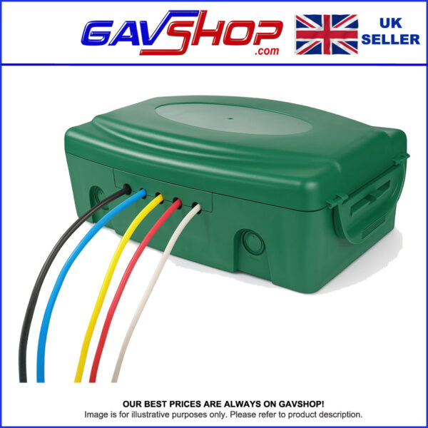 Outdoor IP54 Weather Proof Electrical Socket Connection Box for Gardens, Displays