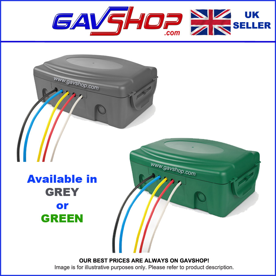 Outdoor IP54 Weather Proof Electrical Socket Connection Box for Gardens, Displays