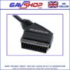 Scart Plug to Scart Plug Nickle Plated Leads In Various Size Cables
