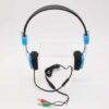 Classroom Headphones with Microphone  In-line - Blue - EHP800-BLU