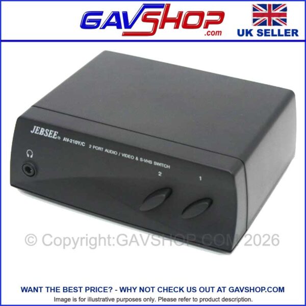 Retro Game Selector 2 Way with RCA and Video Phono / SVHS Splitter and Signal Switcher