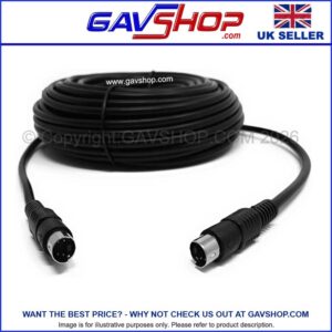 25m-SVHS-Lead-4-pin-mini-din SVHS S-Video 4 pin Mini-Din Lead - OFC 25m Cable Length