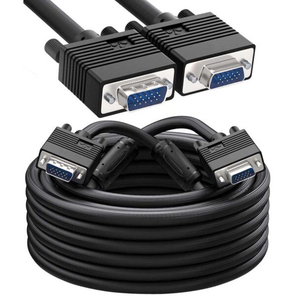 SVGA VGA 20m Lead Male to Male 15 pin connectors
