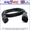 4 x 1mtr IEC Male C14 to Female C13 IEC Cable Extension Leads DMX Lighting etc.