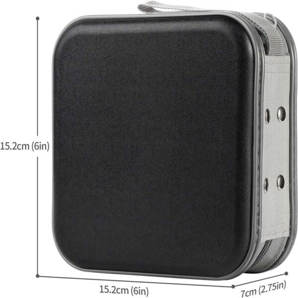 CD DVD Travel Case , Portable Zipper CD Holder for Home, Car, Holiday Storage for 48 Discs.