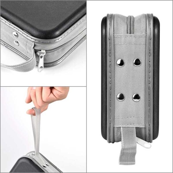 CD DVD Travel Case , Portable Zipper CD Holder for Home, Car, Holiday Storage for 48 Discs.