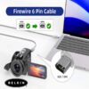 1.8m Belkin FireWire 400 Cable IEEE-1394a 6-Pin Male to Male Data Transfer Cable