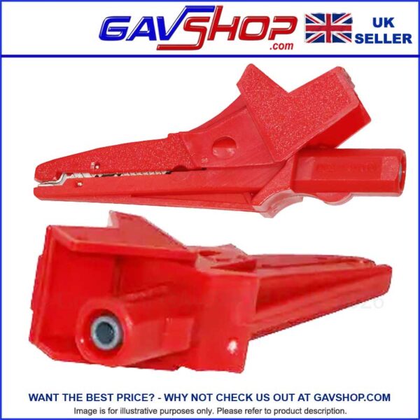 20A 4mm Alligator Clip for Testers by Multicomp Pro