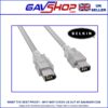 1.8m Belkin FireWire 400 Cable IEEE-1394a 6-Pin Male to Male Data Transfer Cable