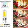 G9 15w cob led bulb cool white - (5500-6400K) 220V AC
