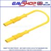 4mm Banana Test Lead 12A Yellow Banana Plug to Plug - 1.5m by Tenma 76-1406