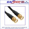 BNC PLUG to BNC PLUG 75Ω Ohm Various Size Leads