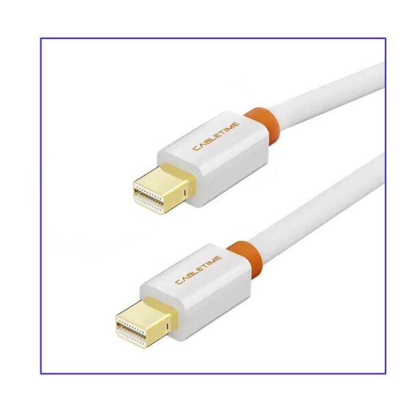 Mini DisplayPort Thunderbolt to Mini DisplayPort cable by Cabletime - 5m