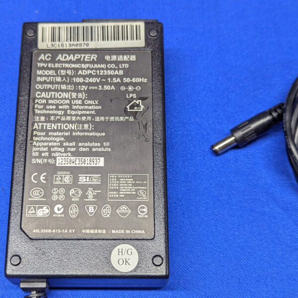 12V 3.5A Power Supply Switched Mode  DC In-line PSU (refurbished)