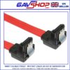 Locking Right Angle SATA To Right Angled SATA Cable Lead 90cm