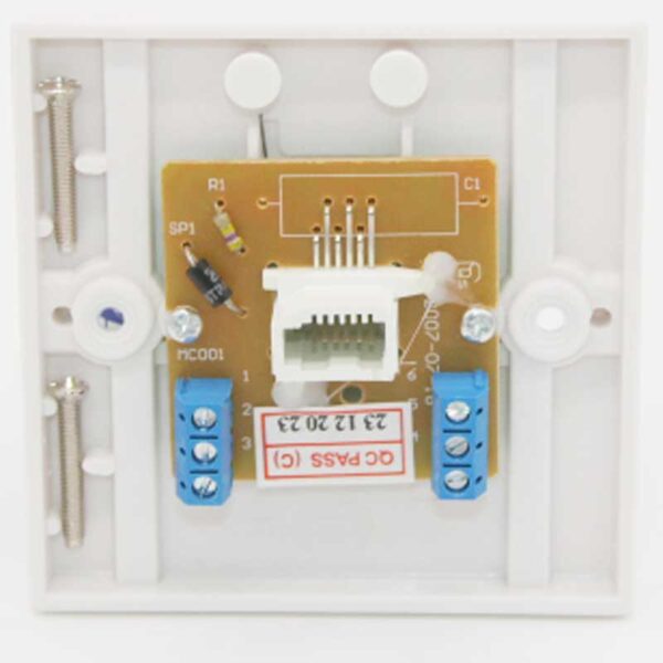 Secondary Telephone Socket Access Point in White