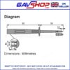 4mm Banana Test Probes 16A Needle Connector, 1KV, Yellow, Multifunction Use