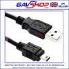 USB A 2.0 to Mini USB B Cable, for Camera, Camcorder, Sat Nav, Dashcam Various Sizes etc