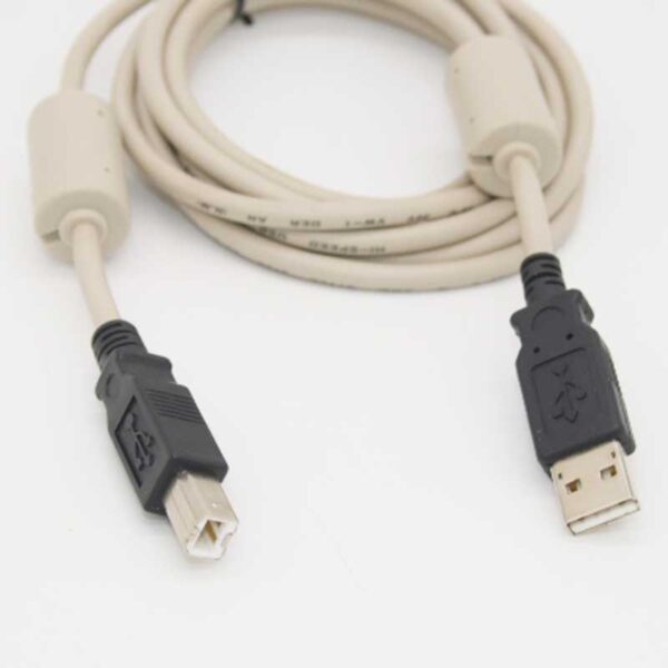 USB 2.0 High Speed Cable Printer Lead A to B Beige 1.8m