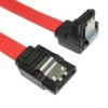 SATA Cable Computer Lead Straight to Locking Right Angle SATA 0.45m (45cm)