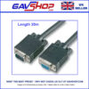 SVGA VGA 20m Lead Male to Female 15 pin connectors
