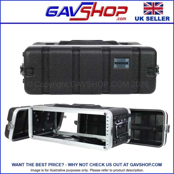 3U Short ABS Rack Case by Equinox