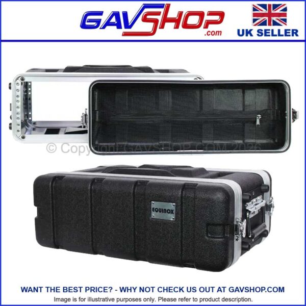 3U Short ABS Rack Case by Equinox