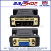 DVI to VGA adapter Gold Plated