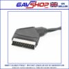 001-Single-Scart-Plug BNC Phono to Scart Lead for CCTV and Vintage Game Machines - 1m Cable