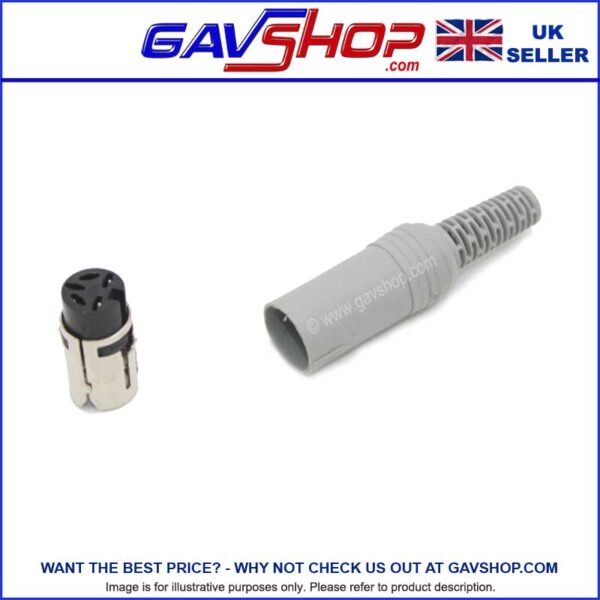 5-pin Din Audio Socket 240 degrees ideal for creating extension cables