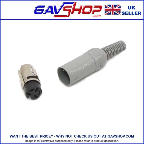 5-pin Din Audio Socket 240 degrees ideal for creating extension cables