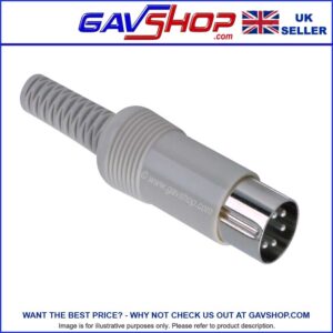 5-pin Din Audio Socket 240 degrees ideal for creating extension cables