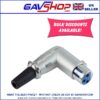 Right Angled XLR Socket 3 Pin with Cable Protector and Solder Terminals