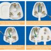 Small Round Pin Plug Top 5A - ( Pack of Two Plugs ) for Lighting, Caravans and Clocks
