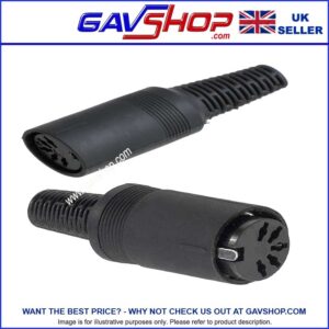 5-pin Din Audio Socket 180 degrees ideal for creating extension cables for MIDI